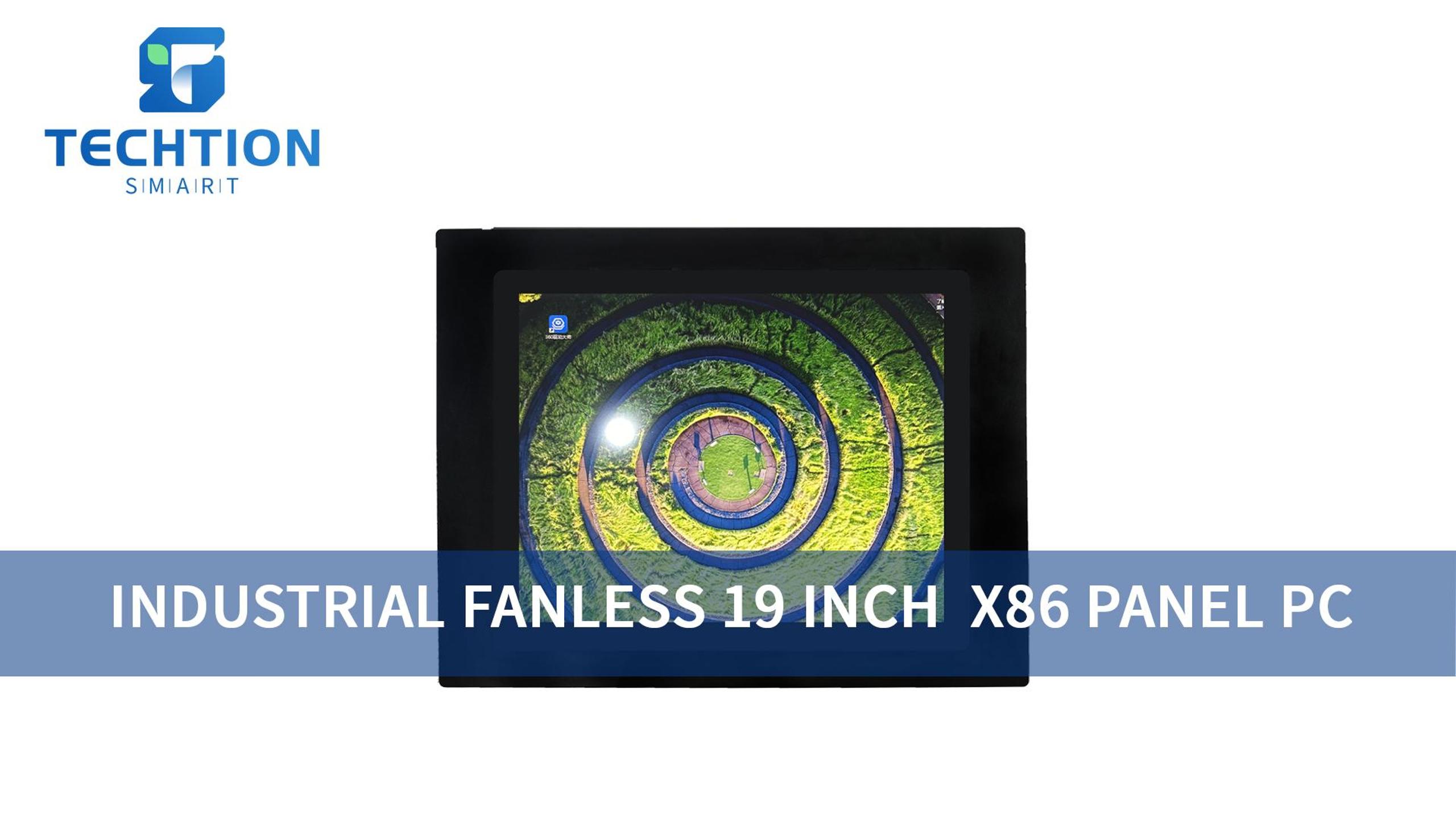 INDUSTRIAL FANLESS 19 INCH X86 PANEL PC