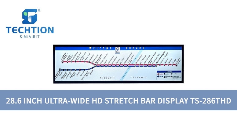 28.6” Ultra-Wide HD Stretch Bar Display TS-286THD
